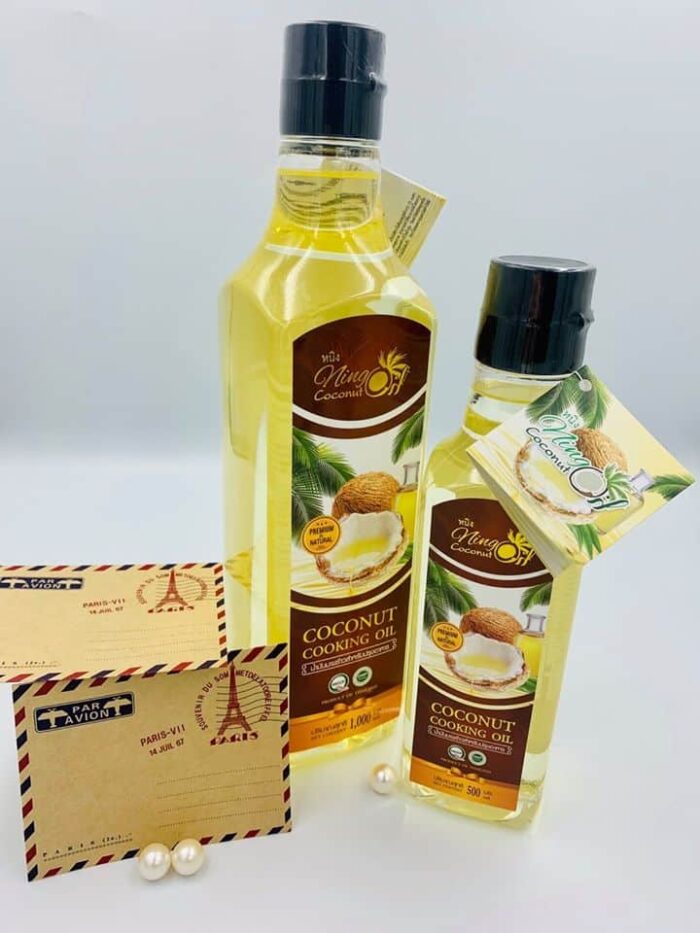 น้ำมันมะพร้าวสำหรับปรุงอาหาร ขนาด 1,000 ml ตรา Ning Coconut Oil - รูปภาพ 3