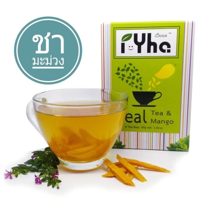 ชาอู่หลงผสมเนื้อมะม่วง ขนาดรวม 40 กรัม ตรา อัยยะ (i-Yha)
