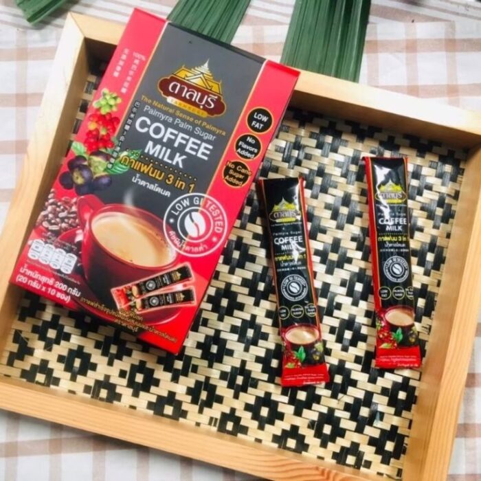 กาแฟนม 3 in 1 น้ำตาลโตนด 200 กรัม ตรา ตาลบุรี - รูปภาพ 2