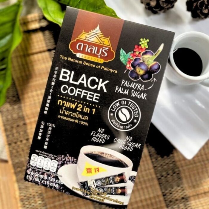 กาแฟ 2 in 1 น้ำตาลโตนด 120 กรัม ตรา ตาลบุรี