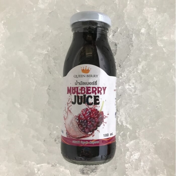 น้ำมัลเบอร์รี่พร้อมดื่ม ขนาด 180 ml ตรา Queen Berry - รูปภาพ 2