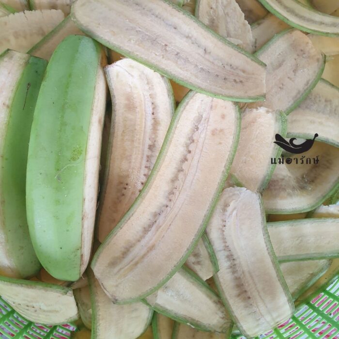 กล้วยกระทบเปลือก (กล้วยส้มทอดทั้งเปลือก อบเกลือ เค็มน้อย) ขนาด 500 กรัม ตรา แม่อารักษ์ - รูปภาพ 4