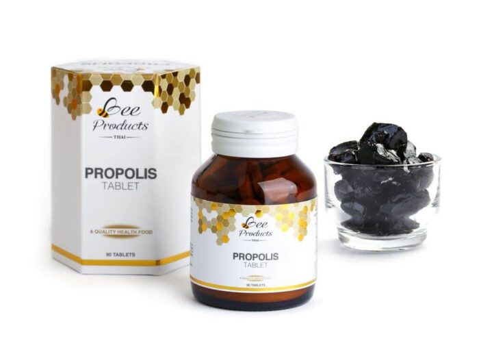 โพรโพลิสสกัดอัดเม็ด จำนวน 90 เม็ด ตรา บีโปรดักส์ไทย (Bee Products Thai)