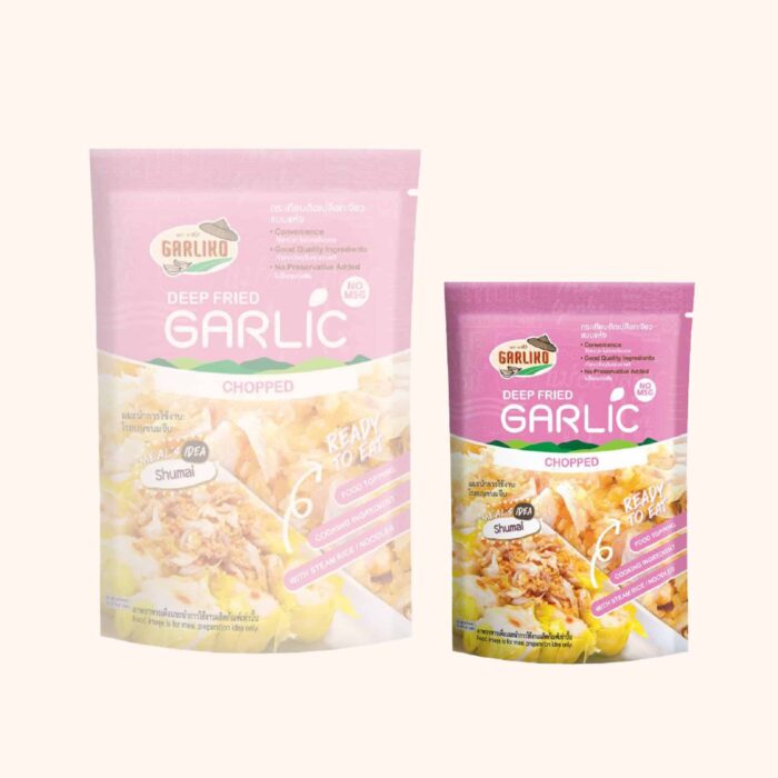 กระเทียมติดเปลือกเจียว-แบบแห้ง ขนาด 40 กรัม ตรา Garliko