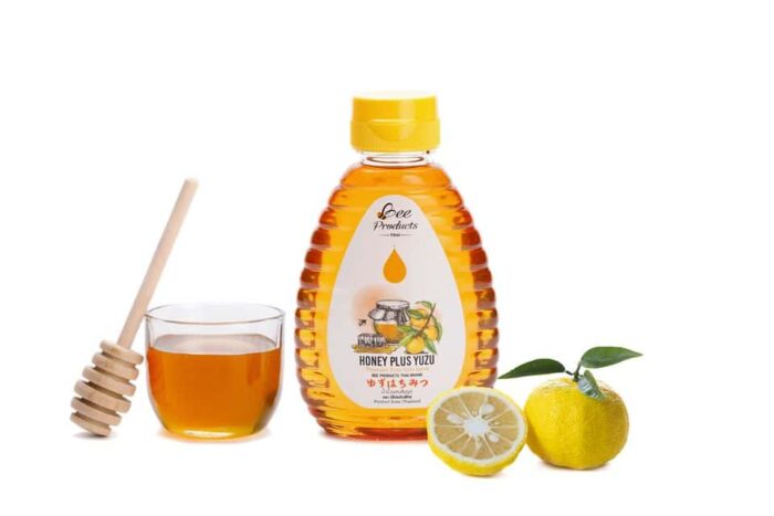 น้ำผึ้งผสมยูสุ ขนาด 250 กรัม ตรา บีโปรดักส์ไทย (Bee Products Thai)