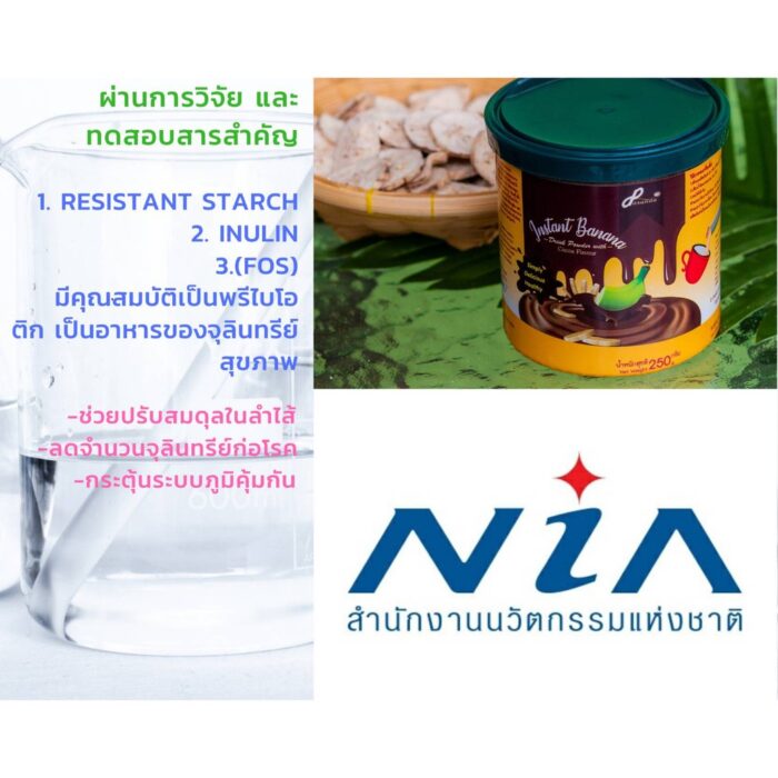 ผงกล้วยดิบ รสโกโก้ 250 g ตรา ดีปาษณะ (Dpasanaa) - รูปภาพ 3