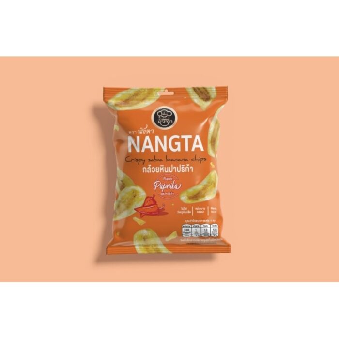 กล้วยหินทอดกรอบ รสปาปริก้า ขนาด 30 กรัม ตรา นังตา (NANGTA)