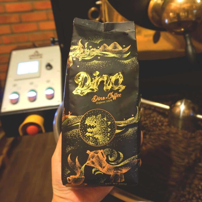 Dino Coffee เมล็ดกาแฟคั่วกลาง NO.2 (250g) ตรา โรงคั่วกาแฟไดโนเสาร์ - รูปภาพ 3