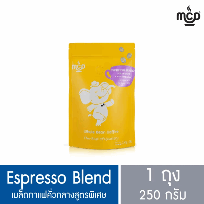 เมล็ดกาแฟ คั่วกลางสูตรพิเศษ 1 ถุง ขนาด 250 กรัม จาก แม่สลอง คอฟฟี่ ดรีม ตรา แม่สลอง คอฟฟี่ ดรีม