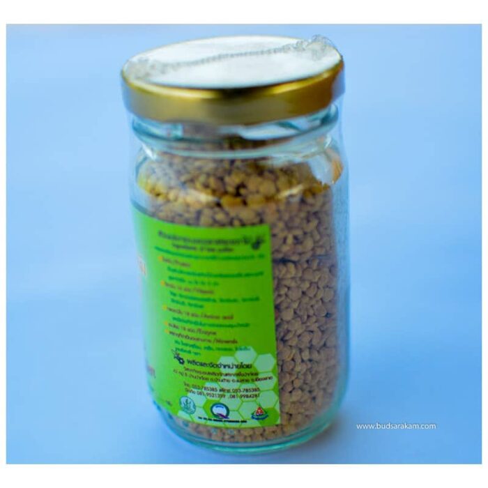 เกสรน้ำผึ้ง ขนาด 100 กรัม ตรา บุษราคัม ฮันนี่ - Image 3