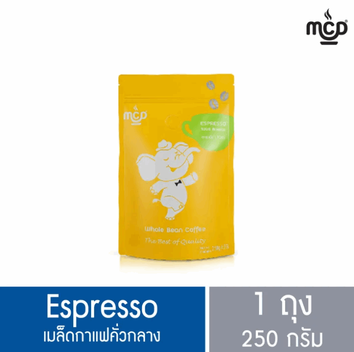 เมล็ดกาแฟ คั่วกลาง 1 ถุง ขนาด 250 กรัม จาก แม่สลอง คอฟฟี่ ดรีม ตรา แม่สลอง คอฟฟี่ ดรีม