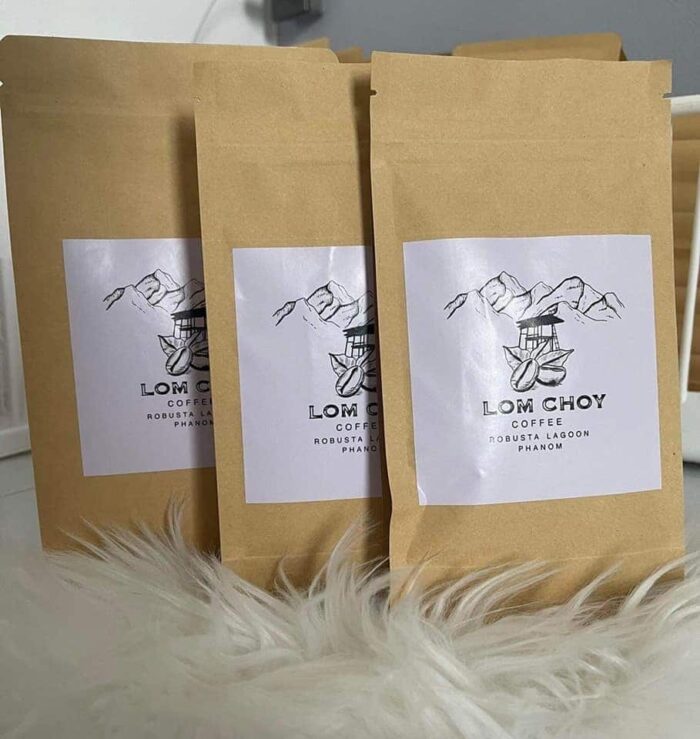 เมล็ดกาแฟคั่วสด โรบัสต้า 100% " LOM CHOY " (Light) ขนาด 250 g. ตรา LOM CHOY - รูปภาพ 5
