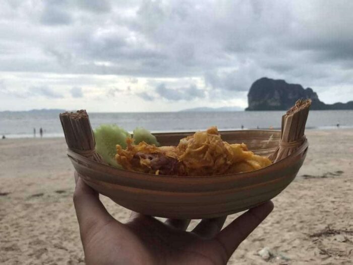 ติหมาใบจาก ตรัง ตรา กลุ่มวิสาหกิจชุมชนจักสานก้านจากบ้านโต๊ะเมือง - รูปภาพ 3