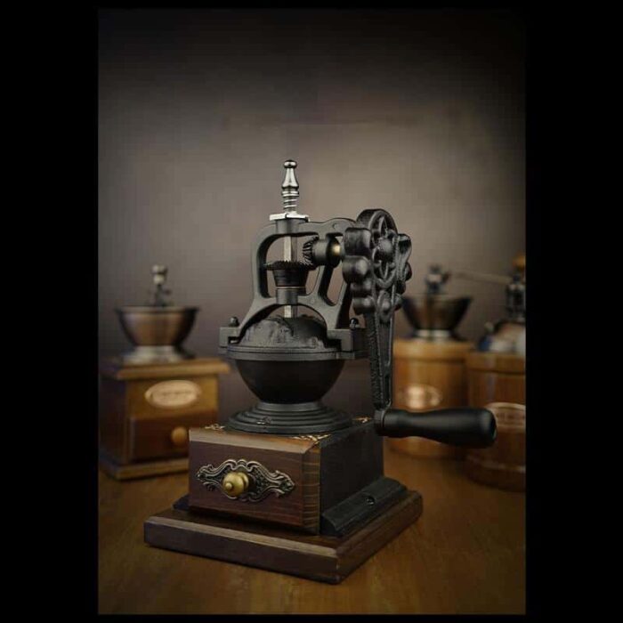 เครื่องบดมือ Vintage coffee grinder ตรา โรงคั่วกาแฟไดโนเสาร์ - รูปภาพ 3
