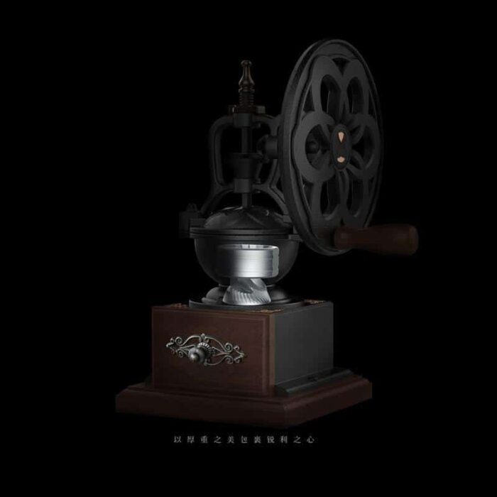 เครื่องบดมือ Vintage coffee grinder ตรา โรงคั่วกาแฟไดโนเสาร์ - รูปภาพ 4