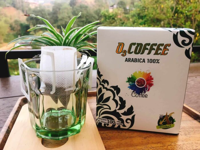 กาแฟดริป แบบ กล่อง ขนาดรวม 100 กรัม (บรรจุ 10 ซอง) ตรา O3 Coffee - รูปภาพ 3