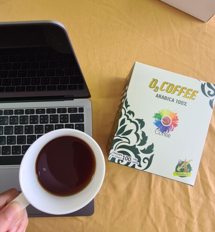กาแฟดริป แบบ กล่อง ขนาดรวม 100 กรัม (บรรจุ 10 ซอง) ตรา O3 Coffee - รูปภาพ 2