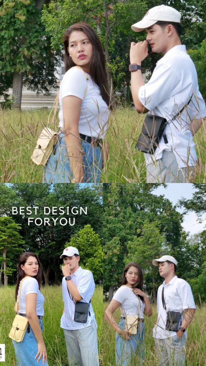 กระเป๋าหนังวัว แท้ ตรา METHA LEATHER - รูปภาพ 2