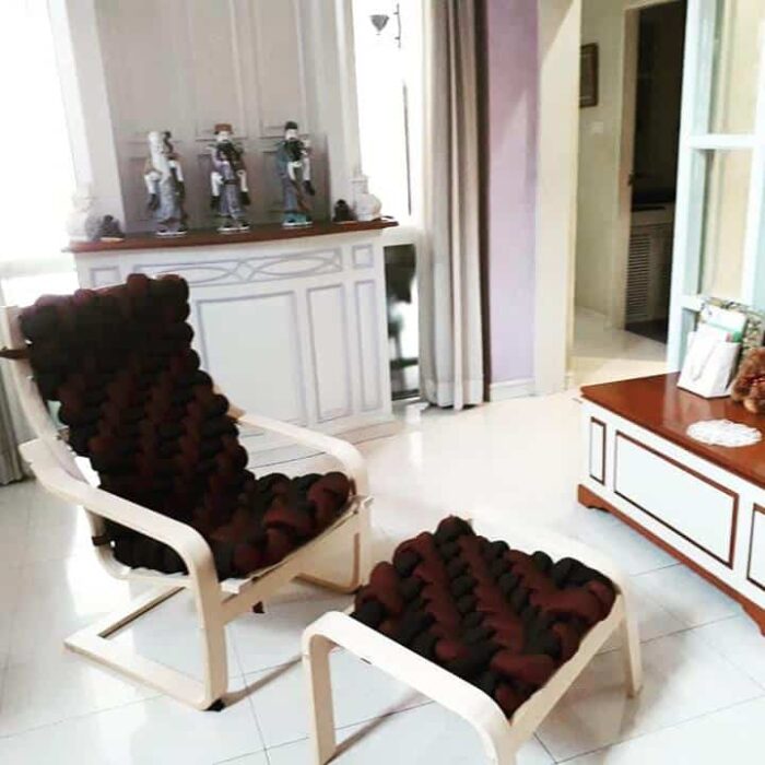 สานสัมพันธ์ เบาะสานยางพาราสำหรับเก้าอี้พักผ่อน ตรา เพียงใจ - Image 7