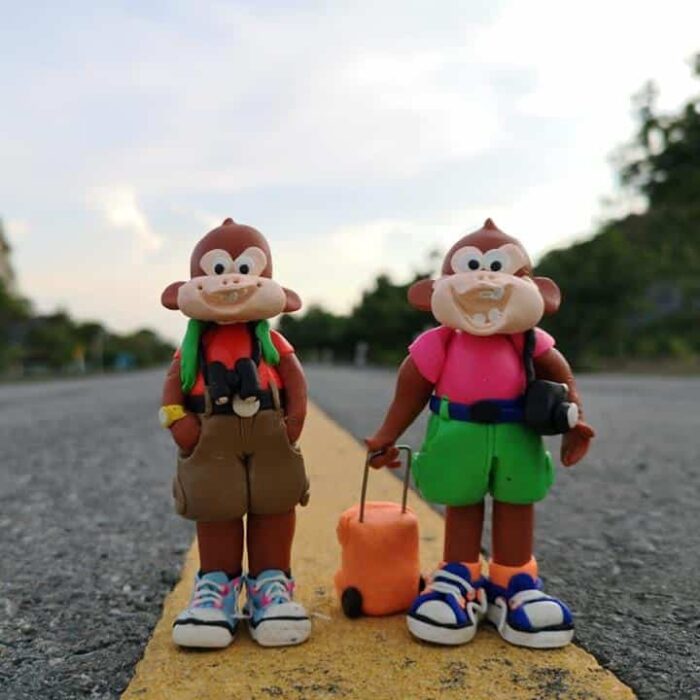 พวงกุญแจ ตุ๊กตาลิง ตรา กลุ่มปั้นลิง - รูปภาพ 4
