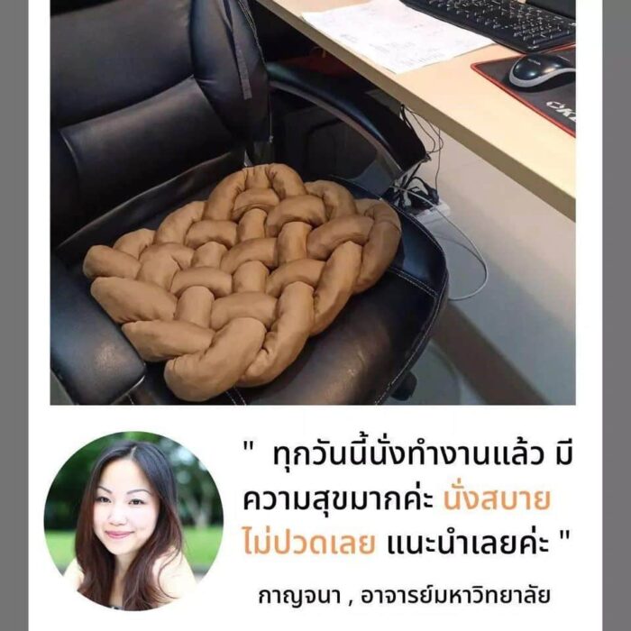 เบาะสาน เบาะยางพาราสำหรับ รองนั่ง / พิงหลัง ตรา เพียงใจ - Image 4