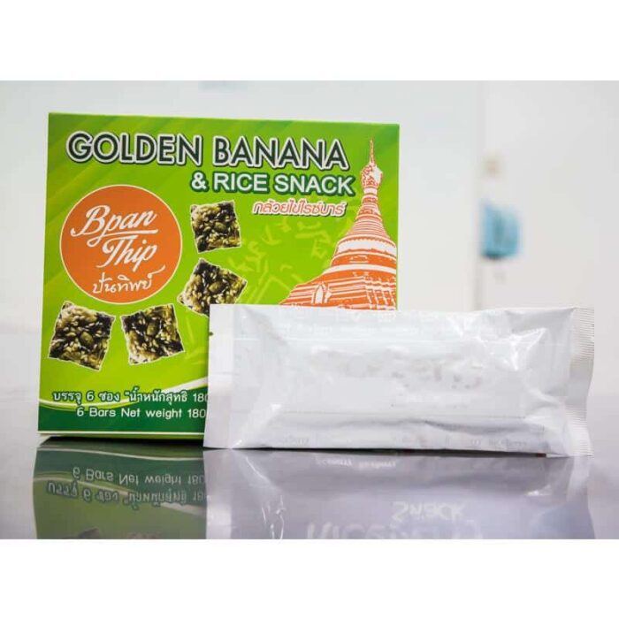 ข้าวไรซ์เบอร์รี่และธัญพืชอบกรอบผสมกล้วยไข่ (Golden Banana Rice Snack) ตรา ปันทิพย์ - รูปภาพ 2