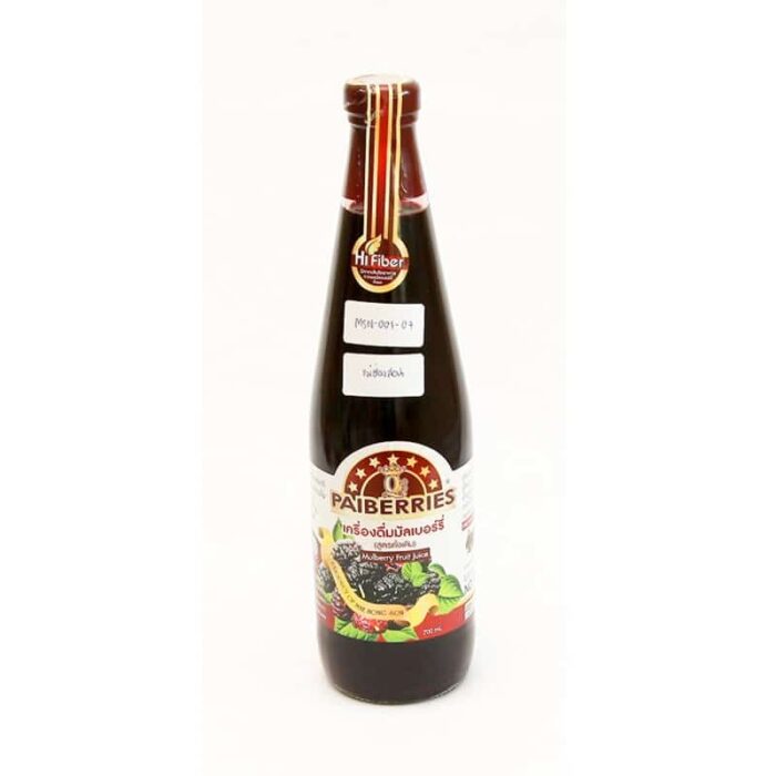 เครื่องดื่มน้ำมัลเบอรี่ ขนาด 700 มล. ตรา Queen Berry