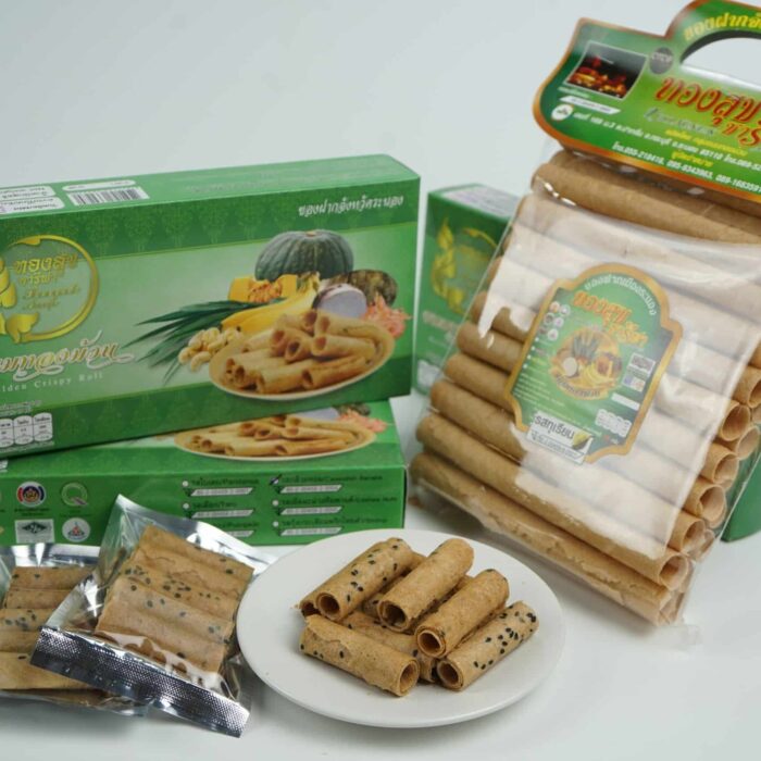 ขนมทองม้วน ตรา ทองสุขซารีฟา