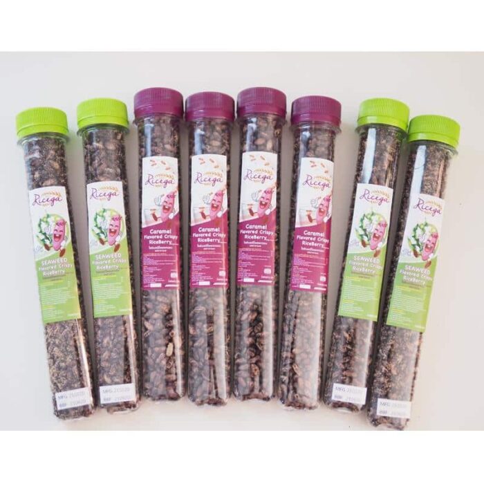RICEGA SNACK SHOT รสสไปซี่ซีฟู้ด ตรา โชคอนันต์ฟาร์ม - รูปภาพ 2