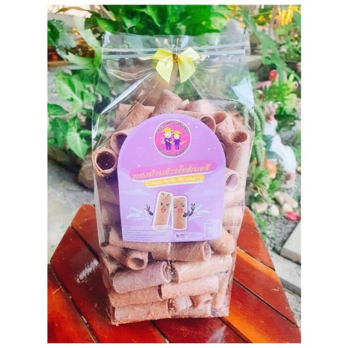 ทองม้วนข้าวไรซ์เบอร์รี่ ตรา โชคอนันต์ฟาร์ม