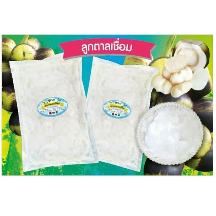 ลูกตาลสดชิ้นอ่อนเชื่อม (ชิ้นอ่อนมาก)1 กิโลกรัม ตรา บ้านขนมไทยชื่นใจ