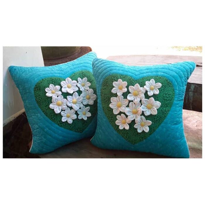 หมอนผ้า ด้นมือ ตรา U-Thong Quilts - Image 2