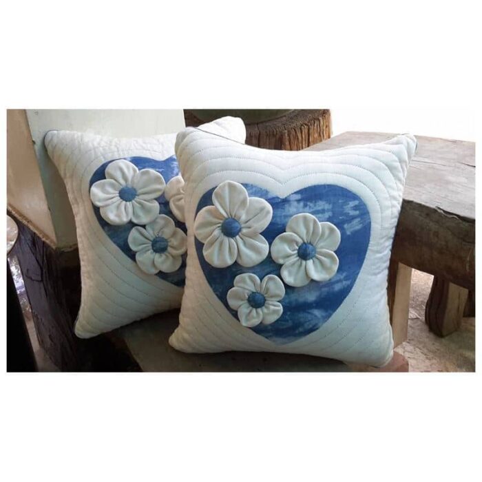 หมอนผ้า ด้นมือ ตรา U-Thong Quilts