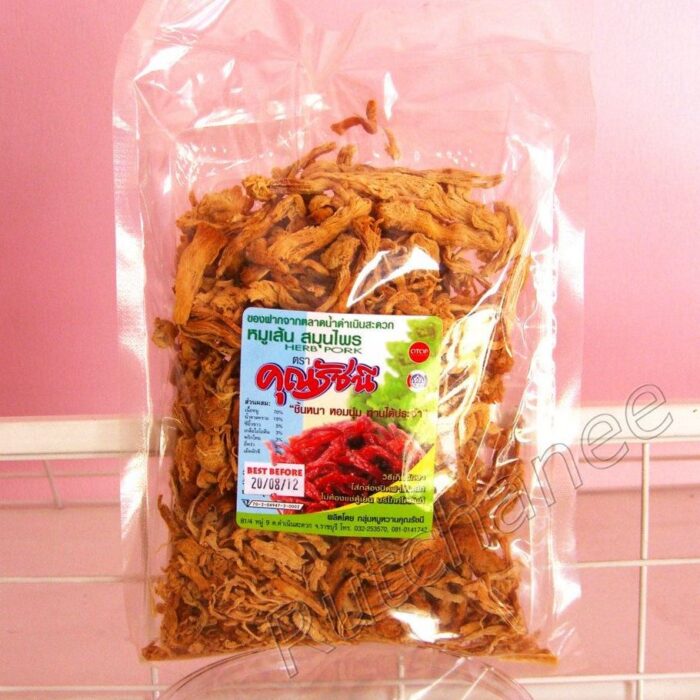 หมูหยองอบกรอบ ตรา รัชนีหมูหวาน