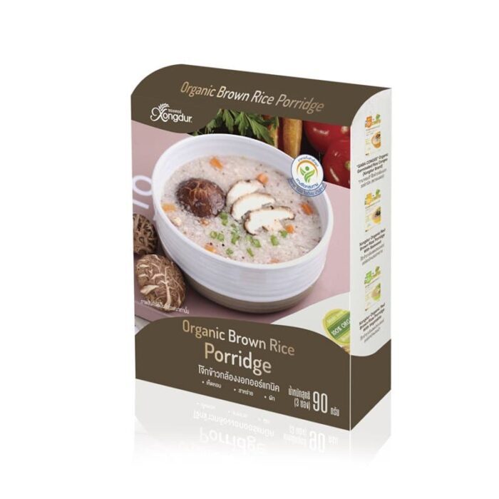 โจ๊กข้าวกล้องงอกออร์แกนิค รวมรส ตรา ซองเดอร์