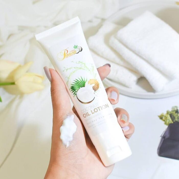 โลชั่นน้ำมันมะพร้าว oil in lotion ขนาด 100 ml ตรา ปาณิษา - รูปภาพ 5